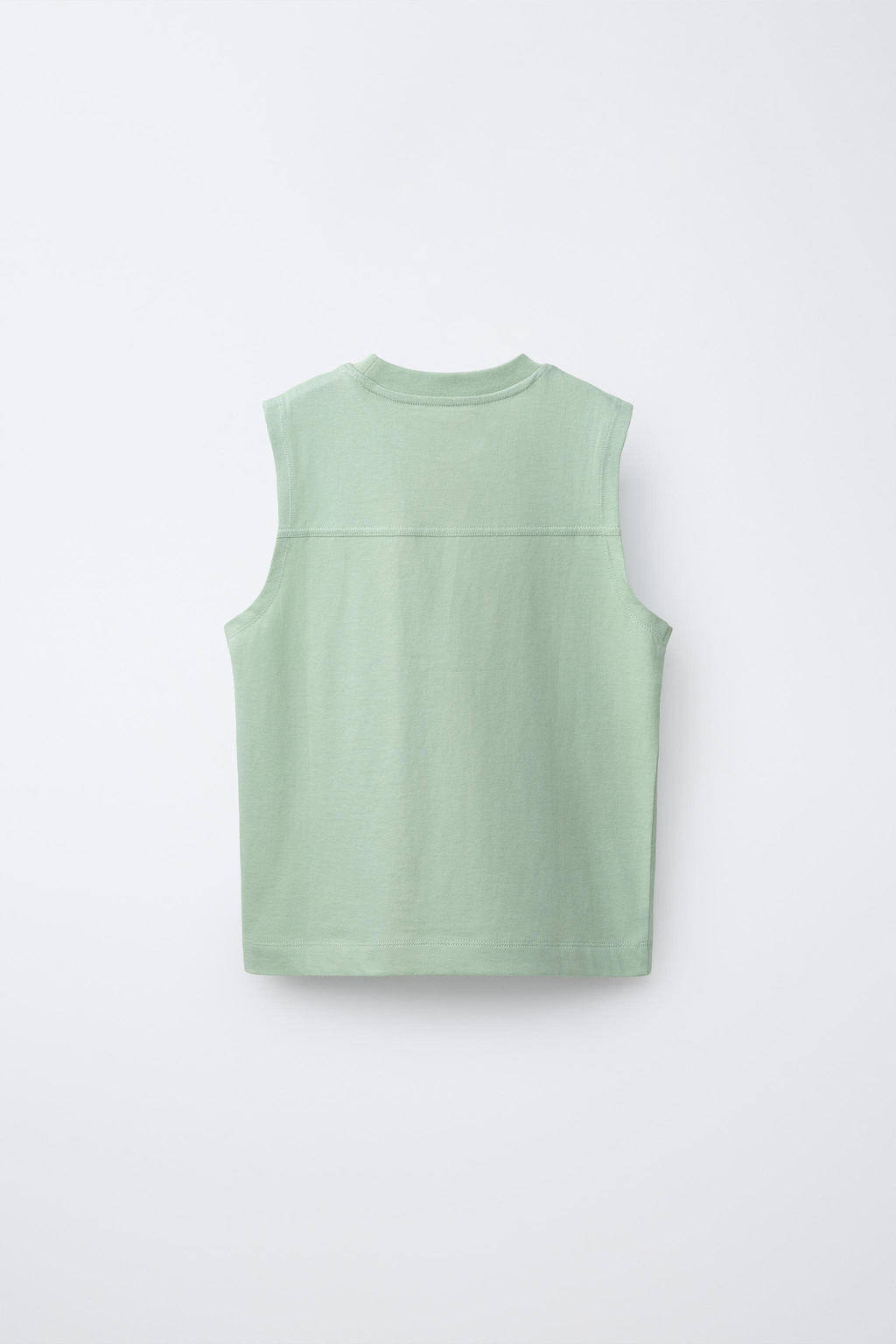 CONJUNTO CAMISETA Y BERMUDA TEXTO / Verde agua