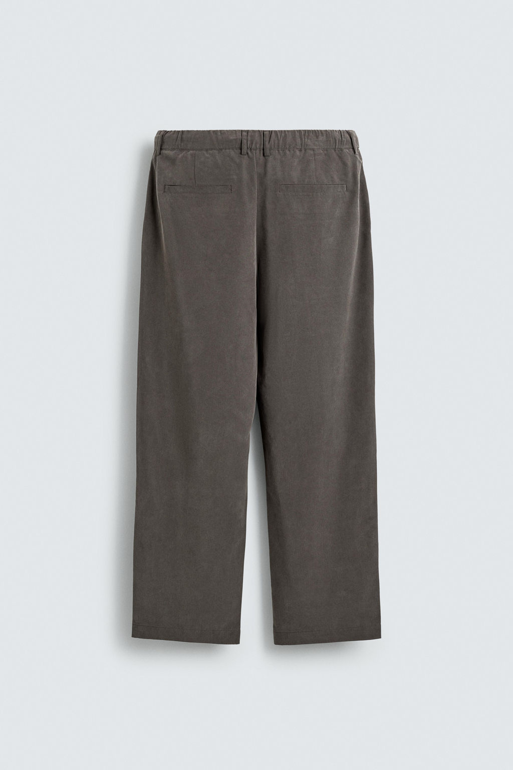 PANTAL?N FLUIDO RELAXED FIT / marron-vison - Zara фото 7