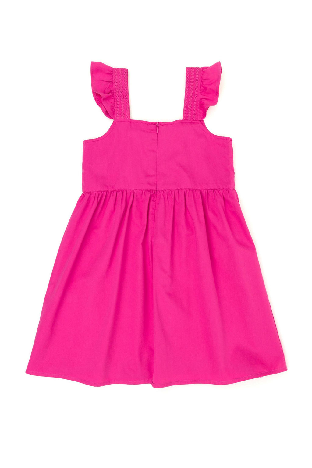 Розовое плетеное платье для девочки - U.s. polo assn фото 7