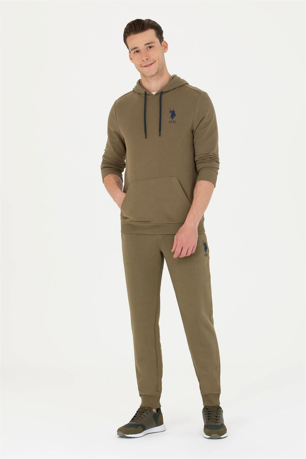 U. S. Polo Assn / Мужские спортивные штаны цвета хаки - U.s. polo assn фото 3