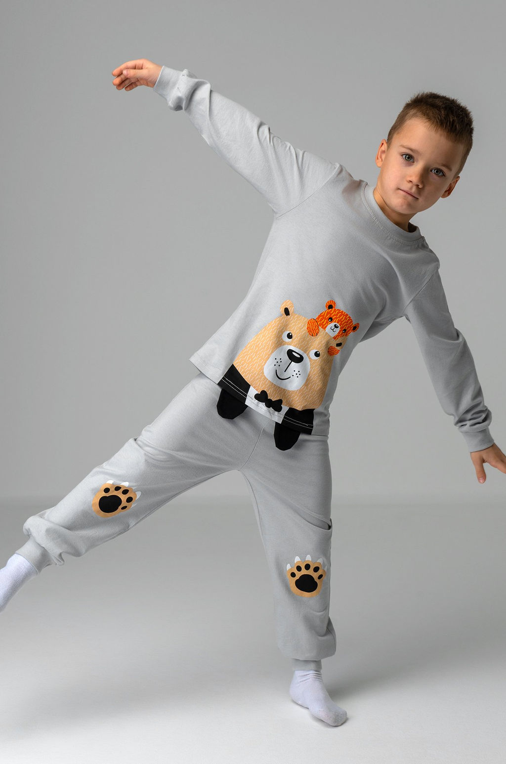 Хлопковая пижама для мальчика Bonito  фото 9