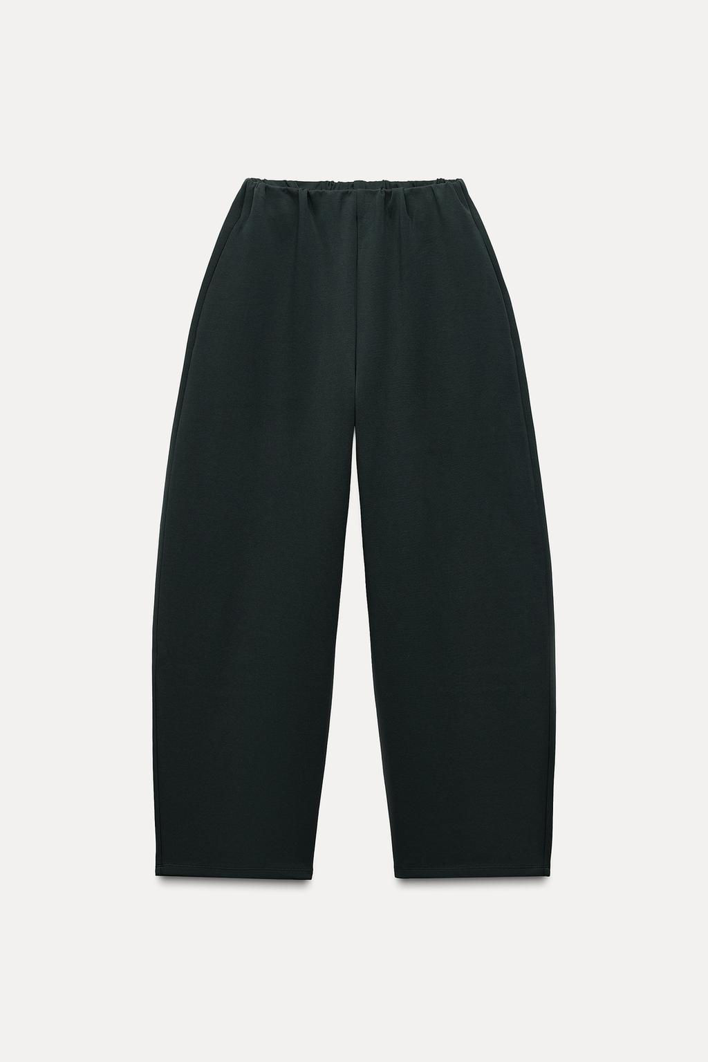 INTERLOCK BALLOON TROUSERS - Zara фото 9