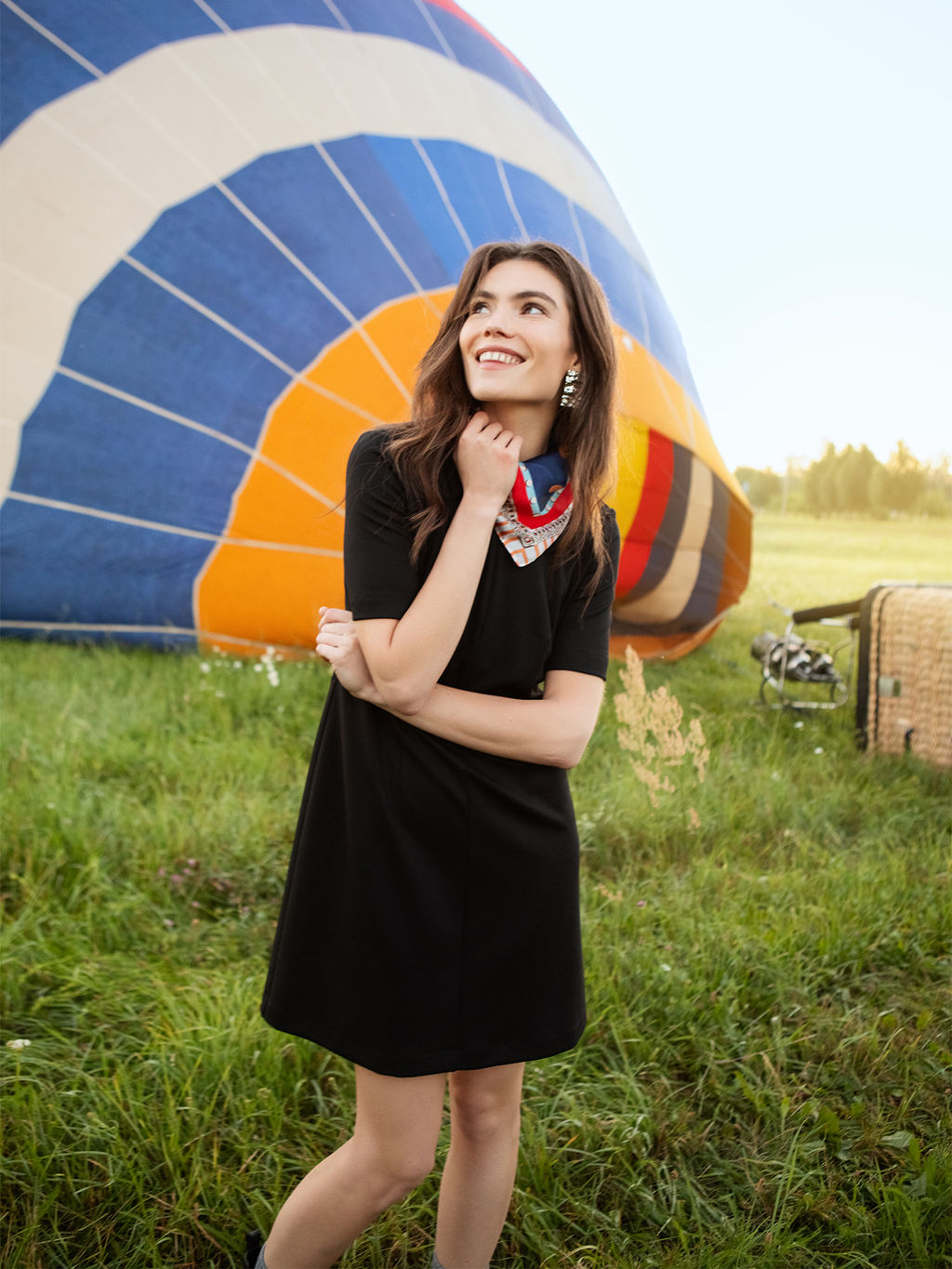 Платье женское в черном цвете черный 152657