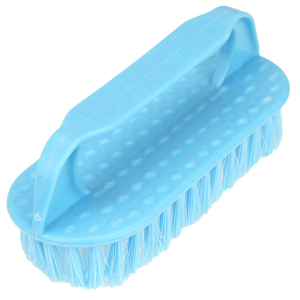 Щетка хозяйственная пластмассовое основание Радуга 13,5х5,3х5,3см, жесткая щетина 2см, мятный (Китай) - Домашняя мода фото 6
