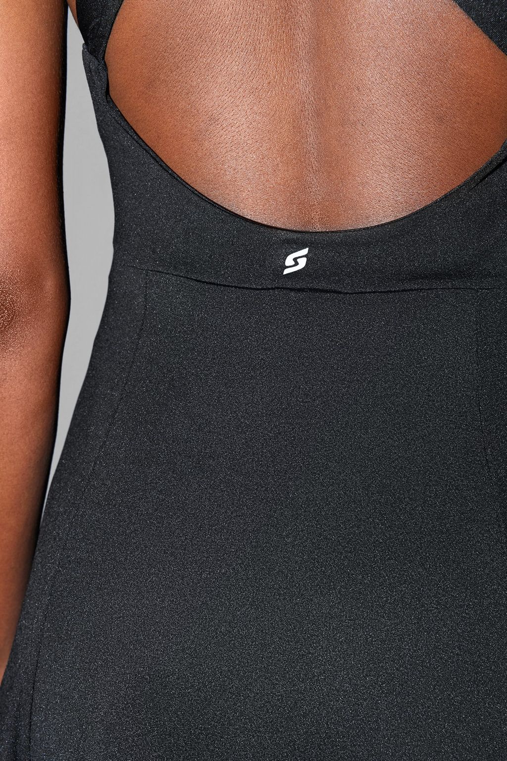 TRENDYOLMILLA Siyah Scuba/Dalg?c 2 Katmanl? Ici Sortlu Tenis Orme Spor Elbise THMSS23EL00006  фото 6