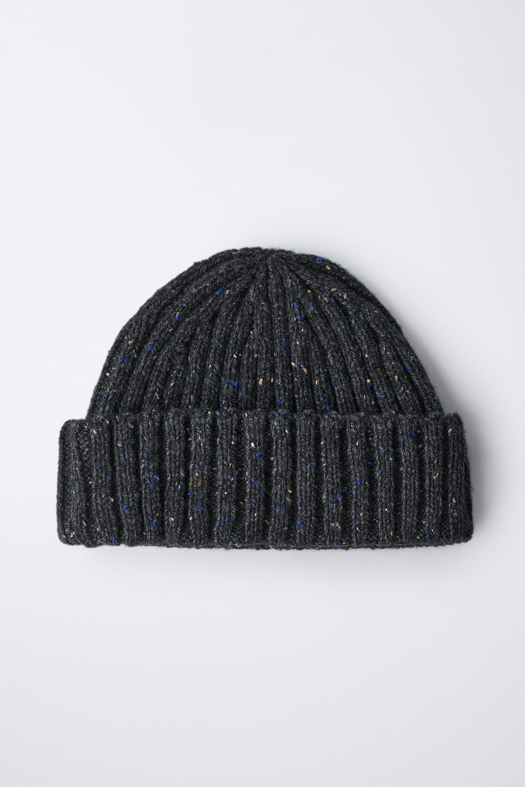 WOOL BLEND BEANIE WITH BUTTON DETAIL - Zara фото 4