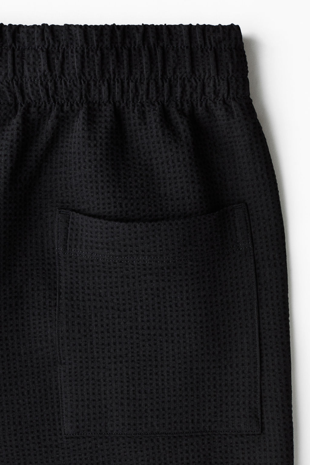 Pantal?n corto gofrado Relaxed Fit - H&m фото 6