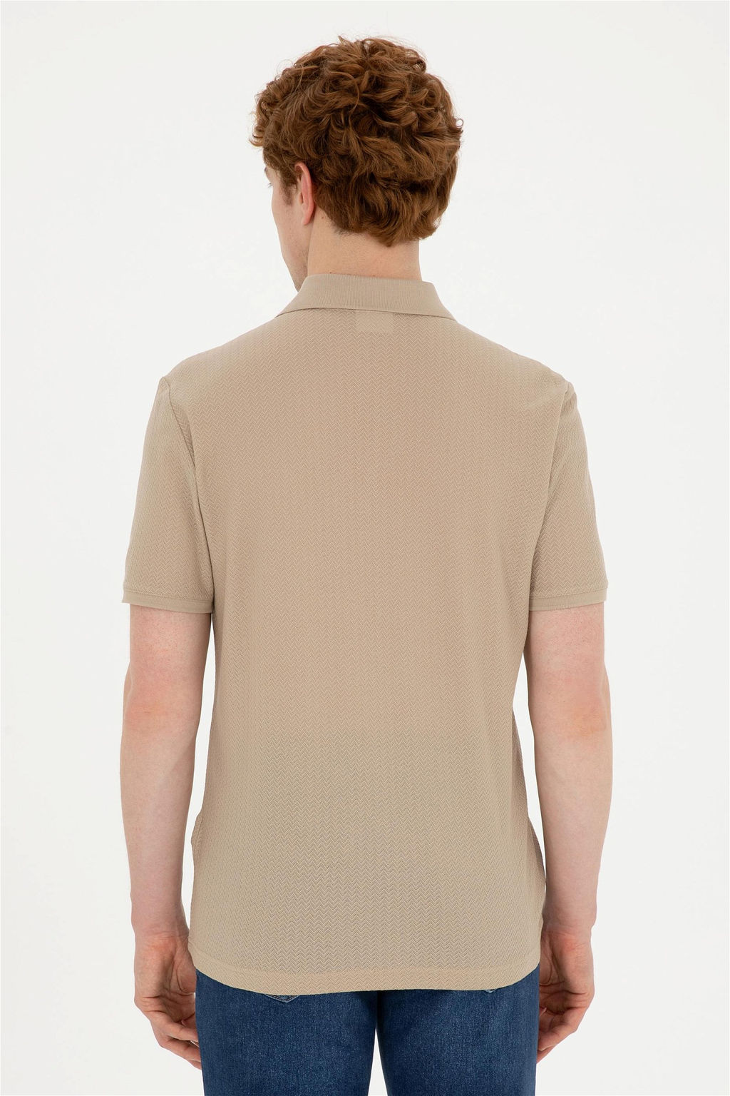 U. S. Polo Assn / Мужская футболка светло-хаки - U.s. polo assn фото 5