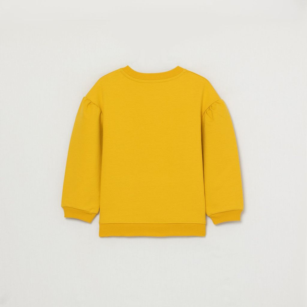 CRB wear/CWKG 62882-30-290 Джемпер модель свитшот для девочки, желтый/Ex.Cherubino  фото 3