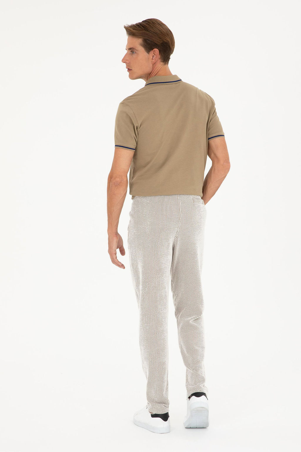 U. S. Polo Assn / Мужские спортивные штаны цвета хаки - U.s. polo assn фото 4