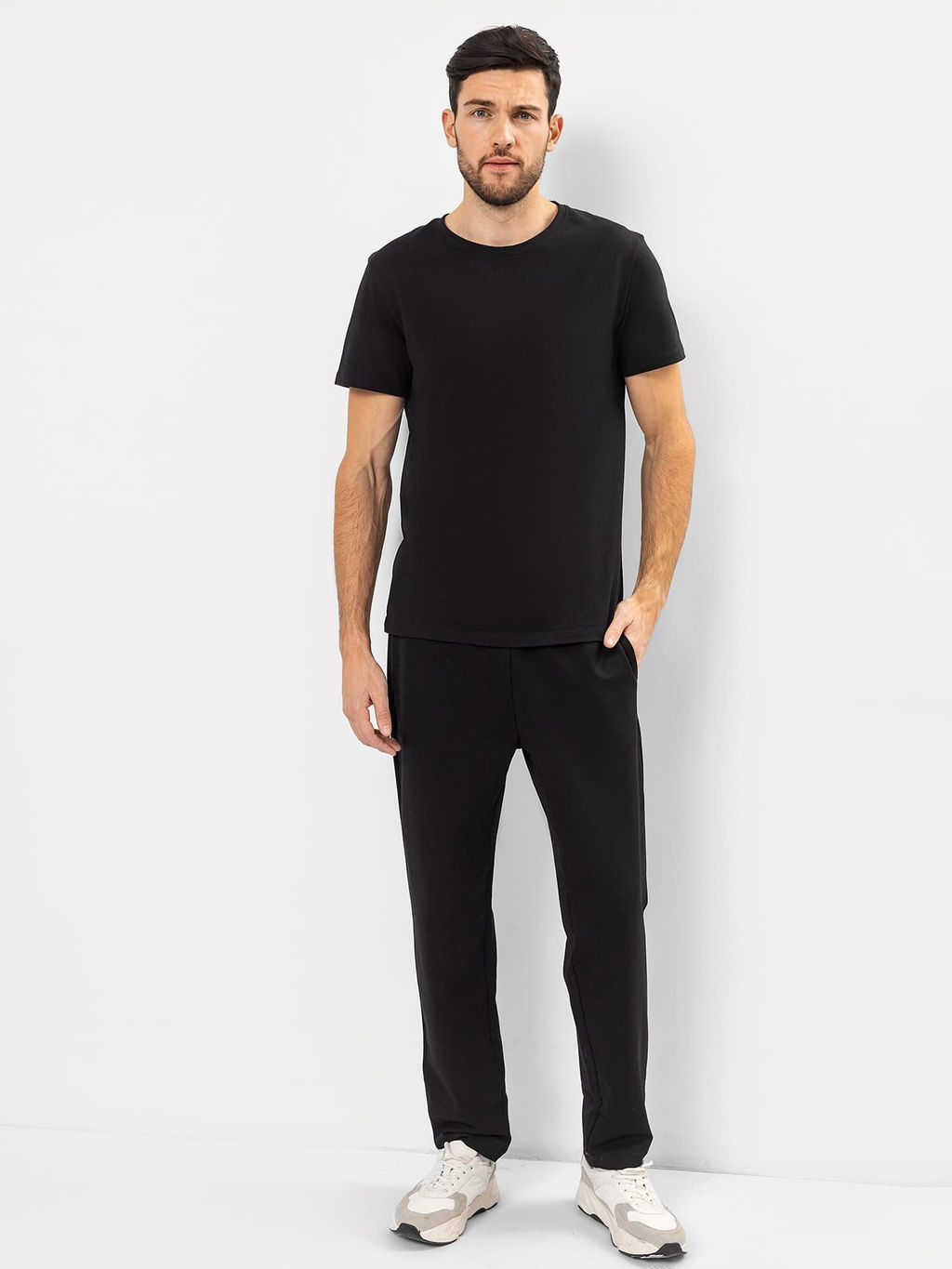 Брюки мужские в черном цвете - Mark formelle фото 2