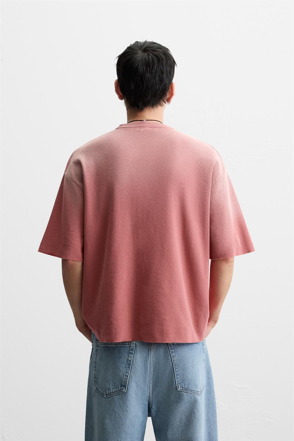 PRINTED KNIT T-SHIRT - Zara фото 3