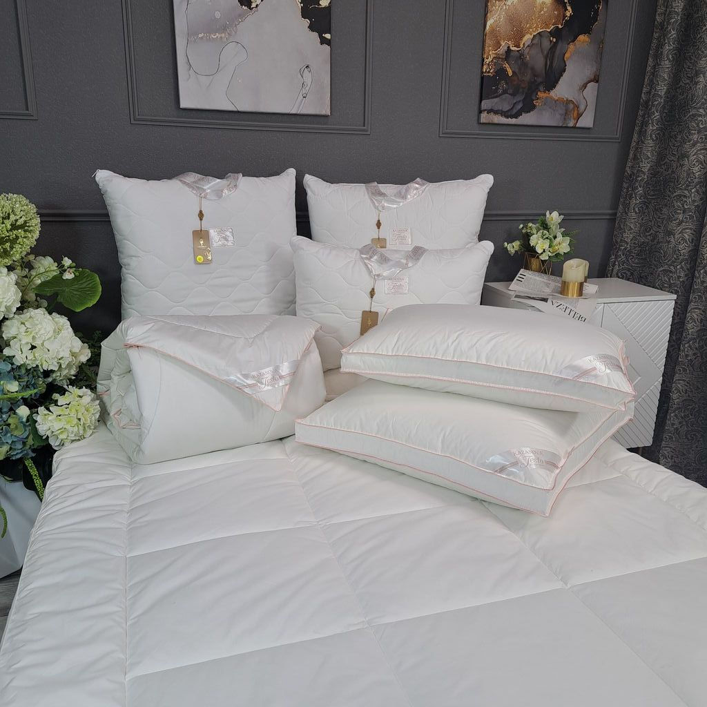 Одеяло 2х Premium Collection Testo (пудра) 200х220