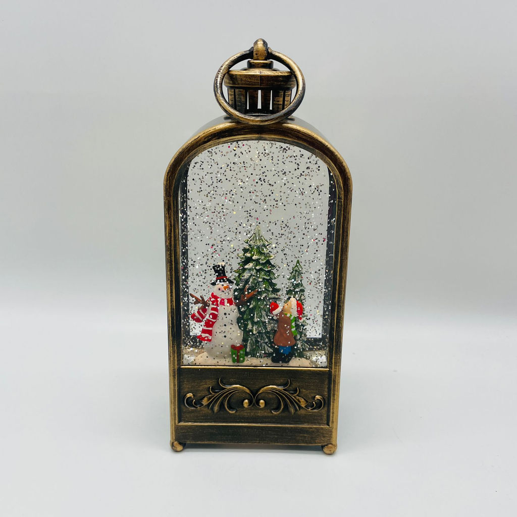 Новогодний декор Фонарь стекло - 23 см (арт. 23014A/23014B/23014D) в ассортименте - Ип лебедев о.ю фото 14