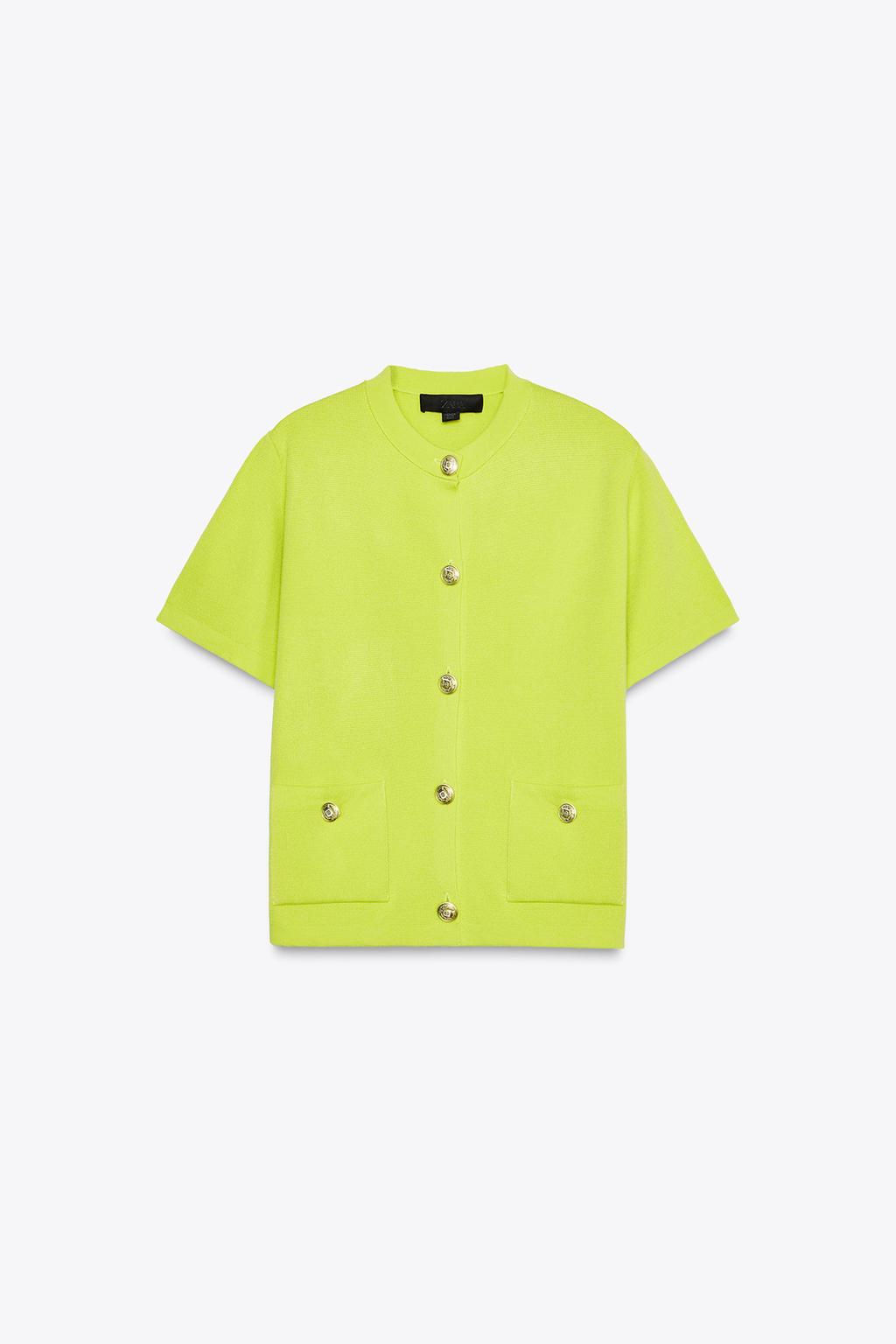 SHORT SLEEVE KNIT CARDIGAN - Zara фото 5