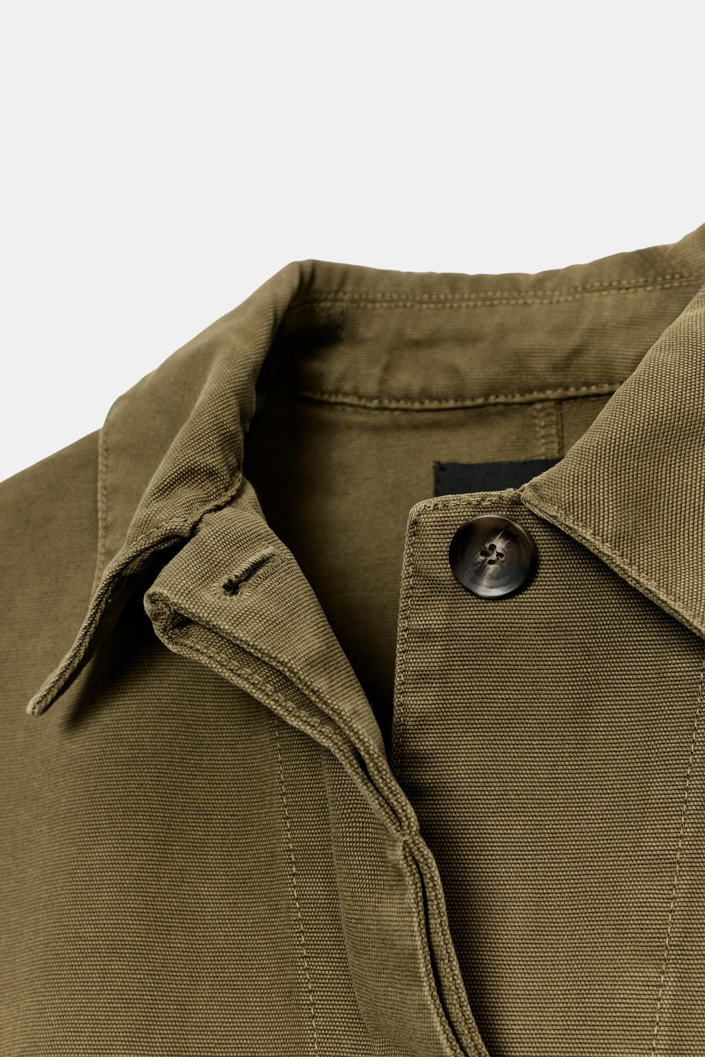 CHAQUETA BOLSILLOS ZW COLLECTION / Khaki - Zara фото 4
