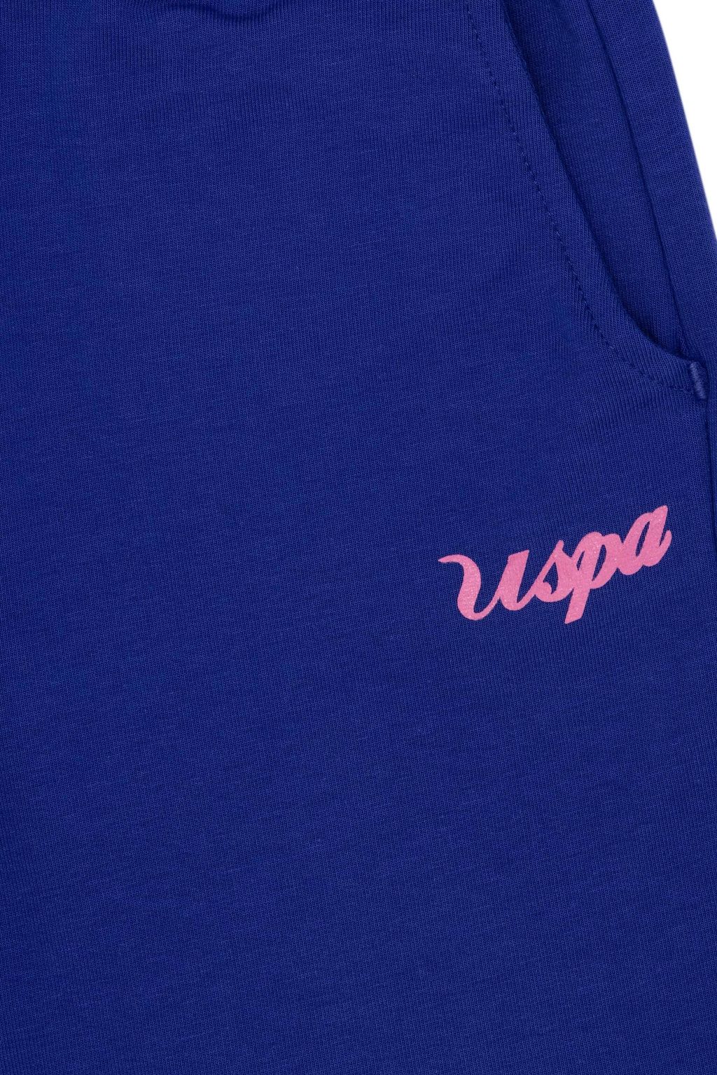 Синие вязаные шорты для девочек - U.s. polo assn фото 3