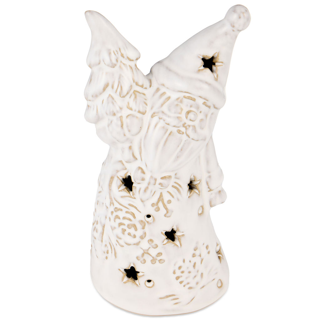 ФИГУРКА ДЕД МОРОЗ С LED-ПОДСВЕТКОЙ КОЛЛЕКЦИЯ PINE CONES, 8,6*7,2*17 СМ - Bronco фото 3