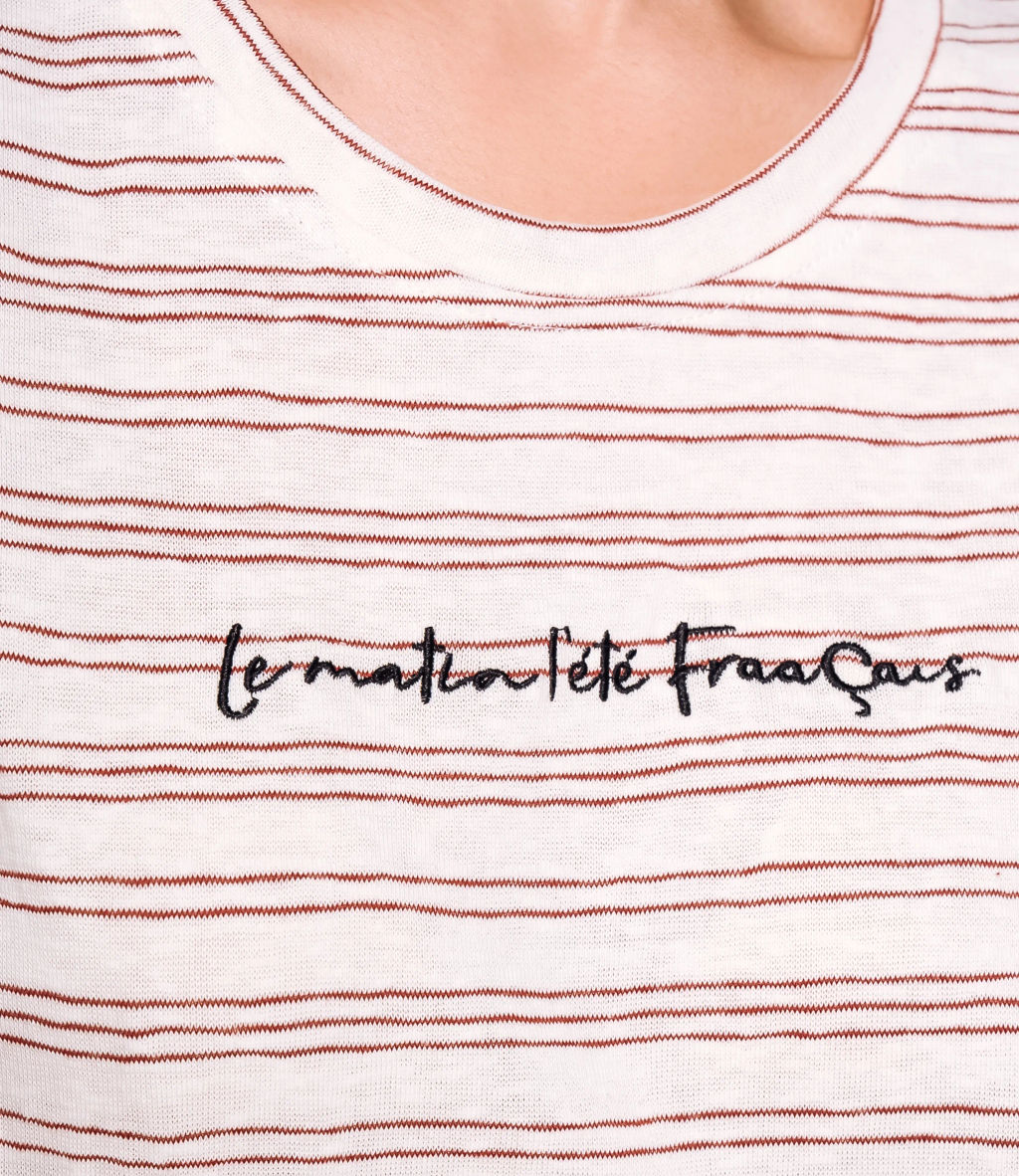 Футболка #КТ9102 (1), красный, белый