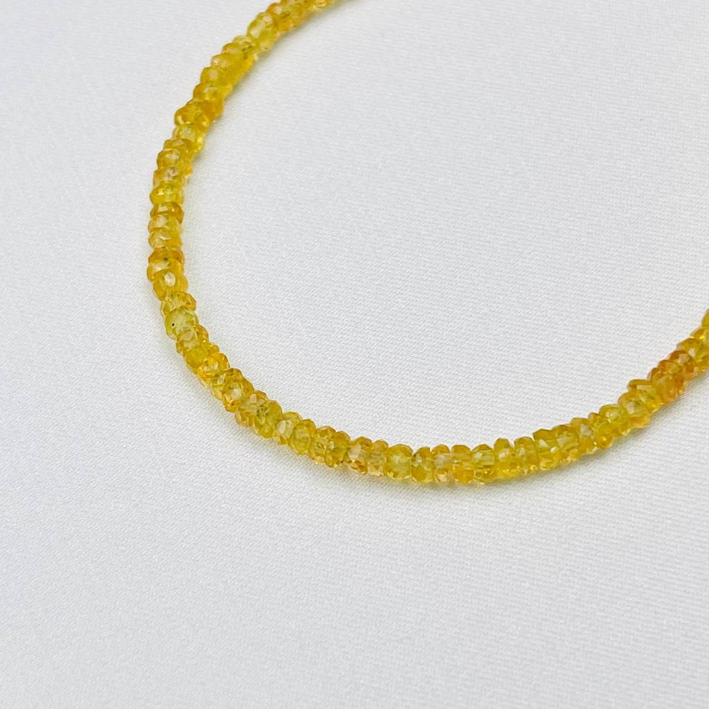 Браслет из желтого Сапфира - Радуга самоцветов фото 3