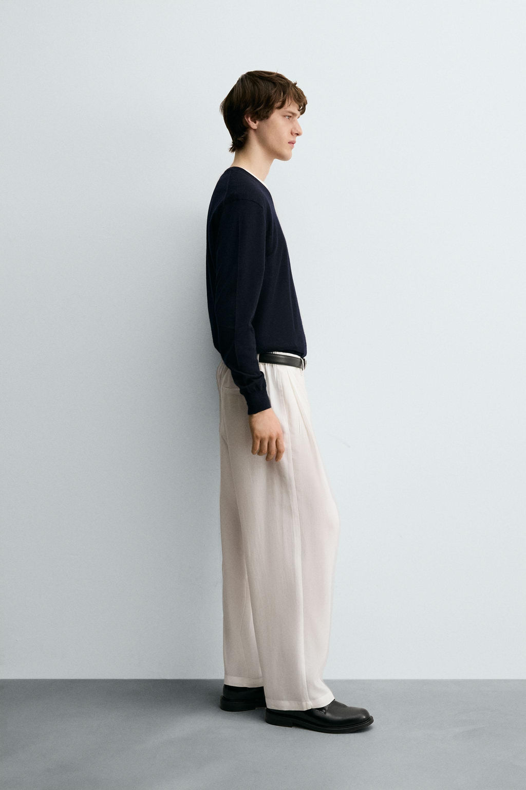 FLOWING TROUSERS WITH SIDE PLEATS - Zara фото 4