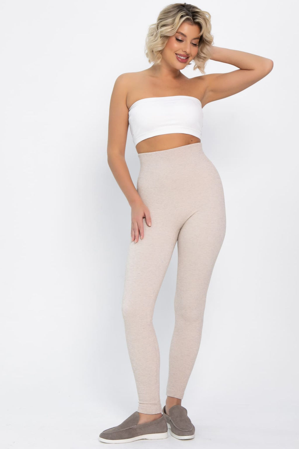 Лосины в рубчик утепленные - Lt collection фото 15