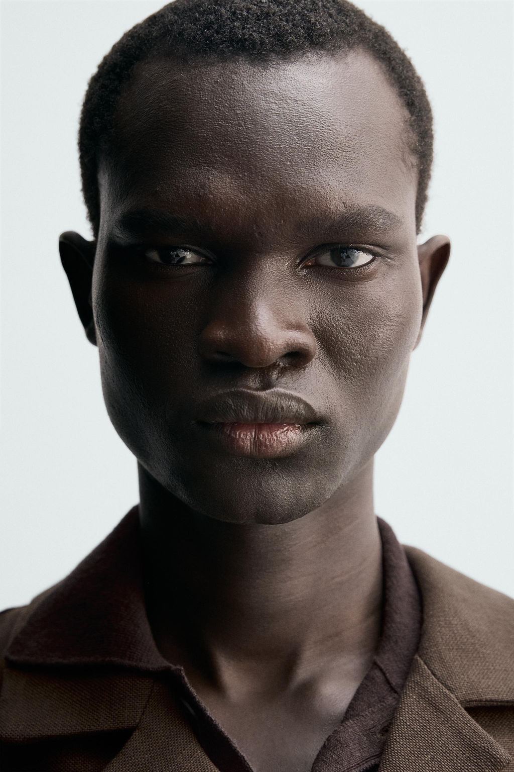 CAMISA BOXY FIT ESTRUCTURA / Marr?n - Zara фото 6