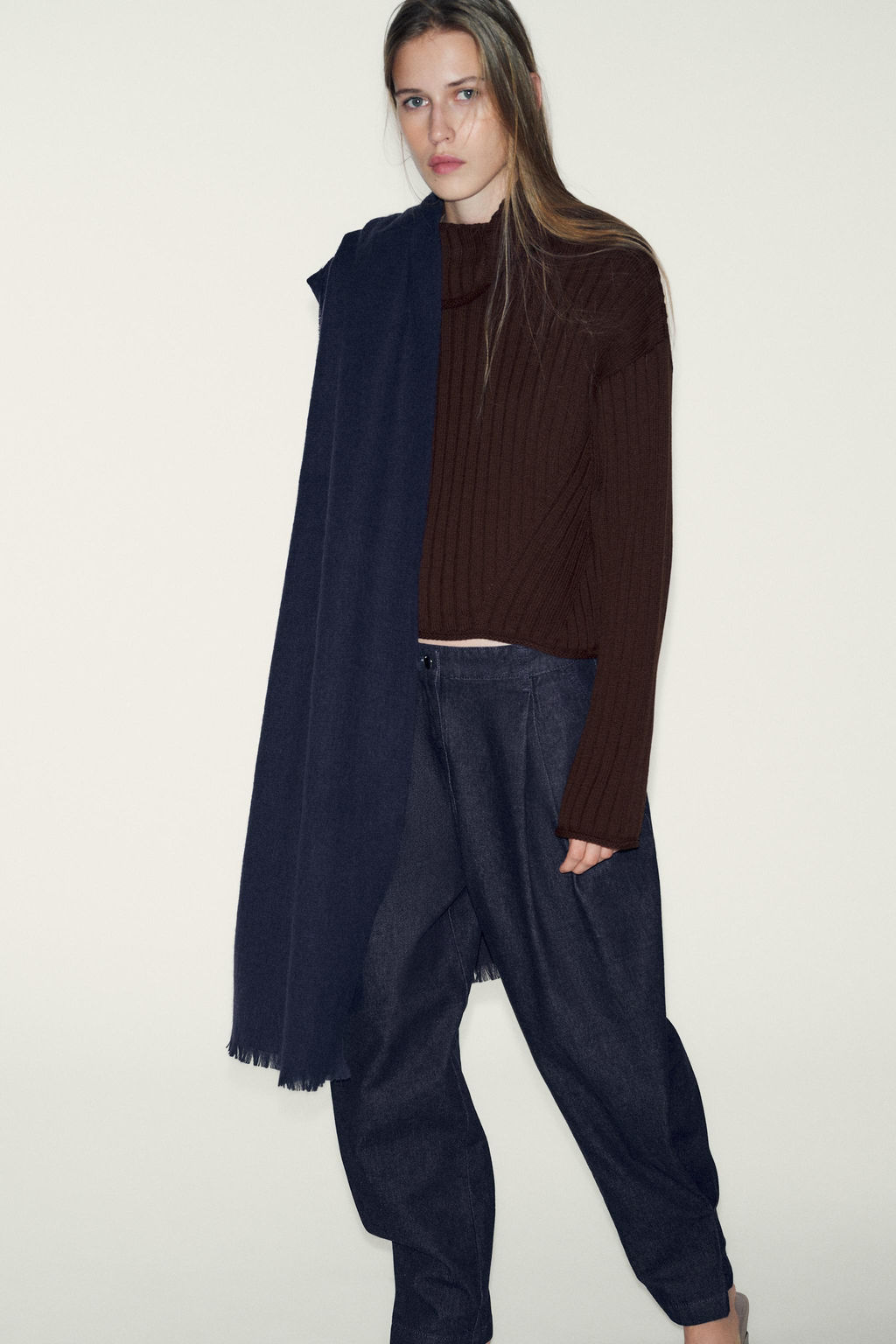 JEANS Z1975 HIGH-WAIST BOMBACHO - Zara фото 8