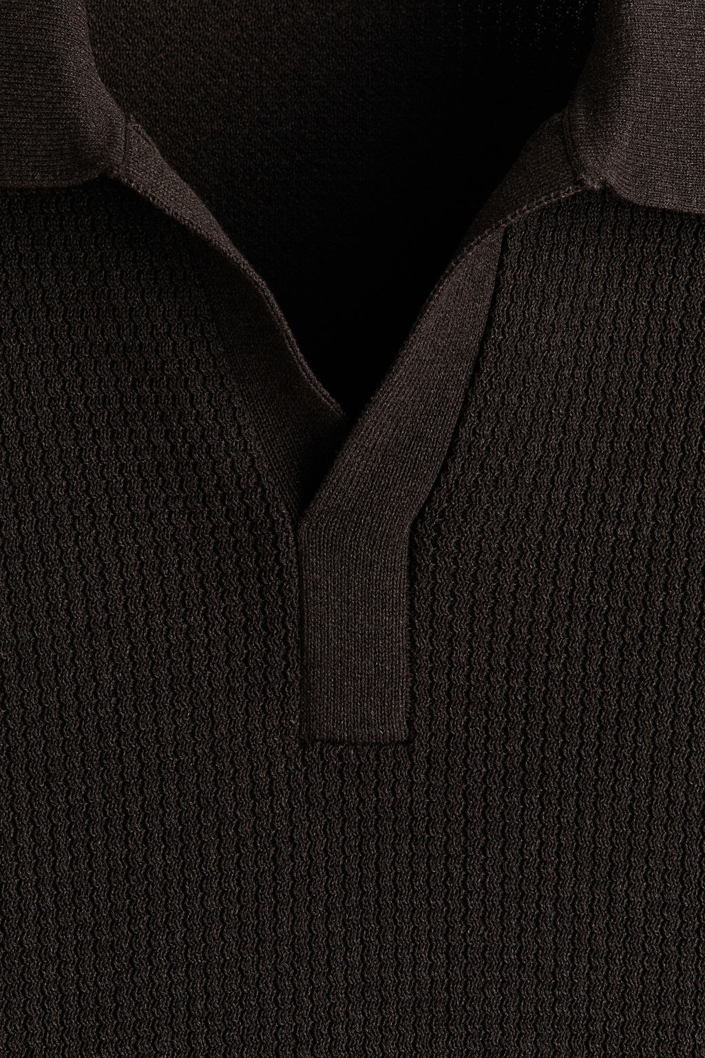 Polo en punto trenzado Regular Fit - H&m фото 6
