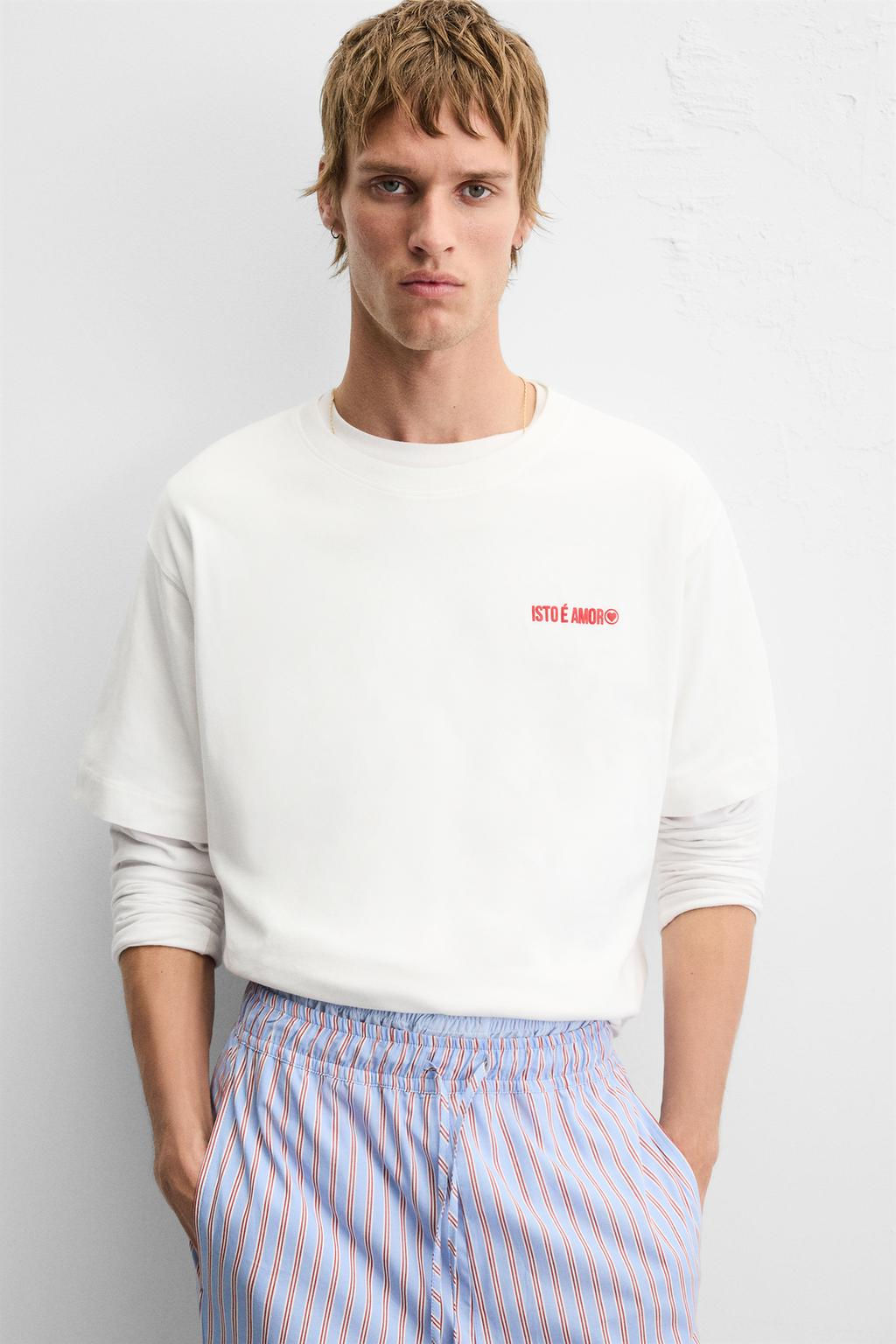 LIMITED EDITION RUBBERISED PRINT T-SHIRT - Zara фото 5