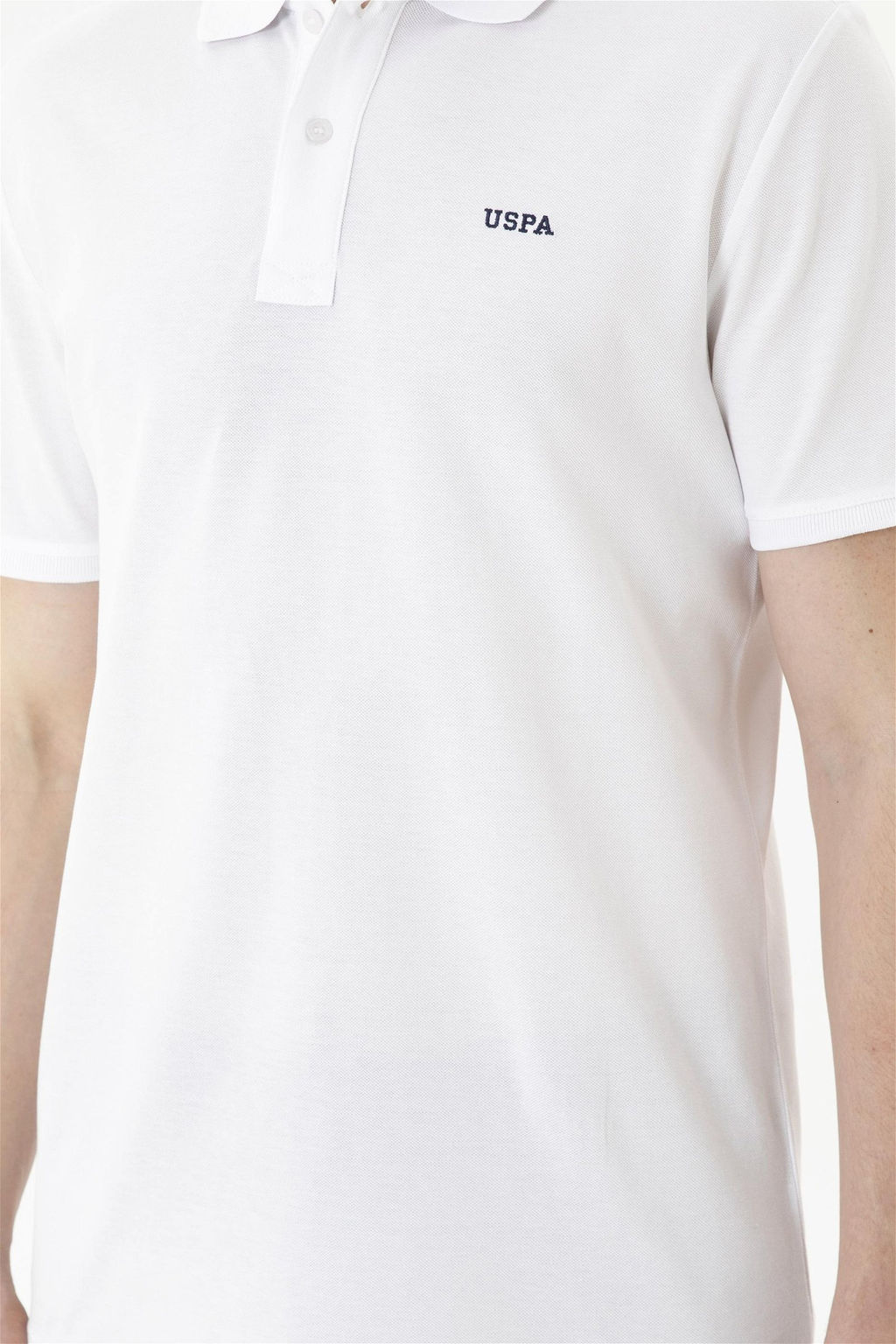 Мужская белая базовая футболка - U.s. polo assn фото 6