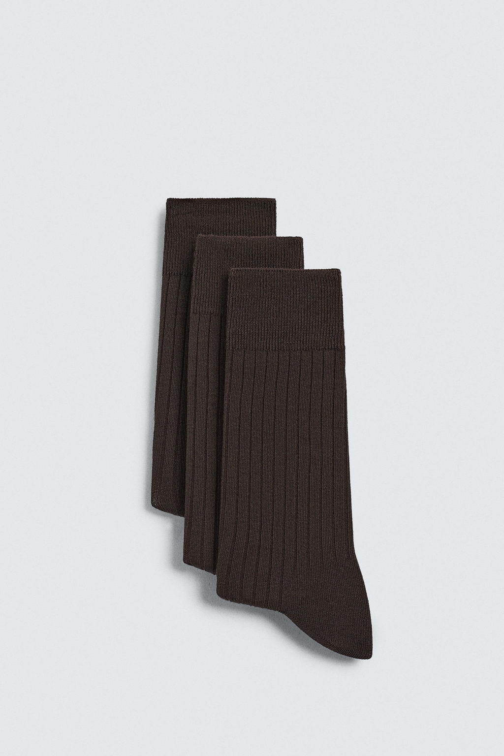 CALCETINES CANAL? PACK 3 / Chocolate - Zara фото 2