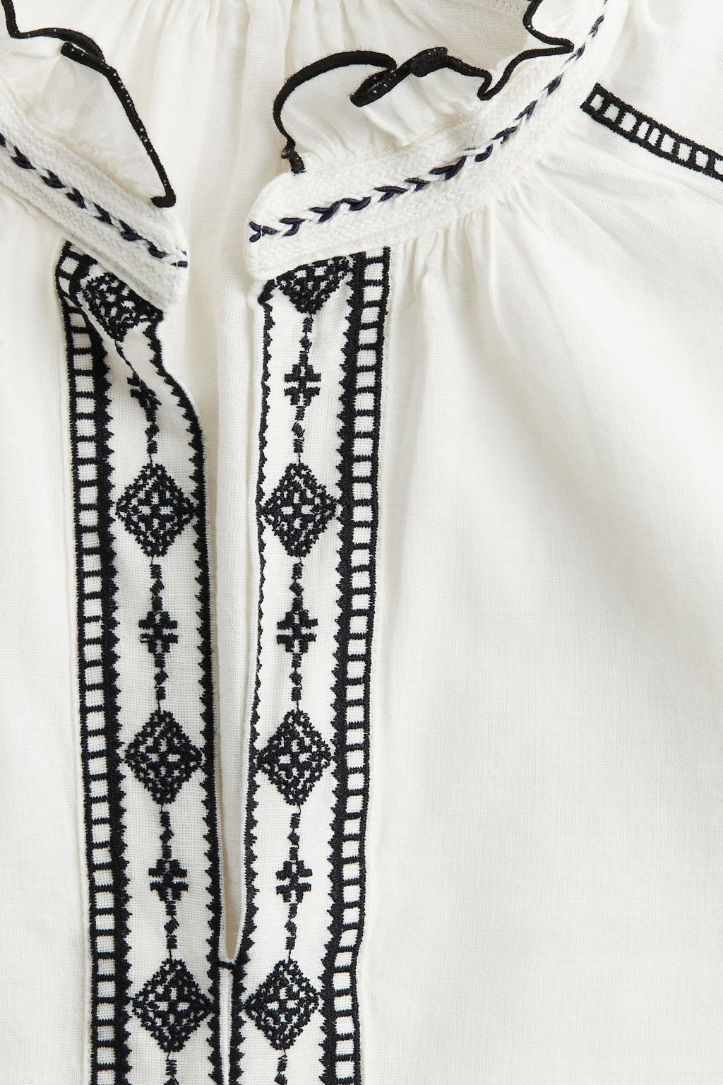 Blusa con cuello de volantes - H&m фото 6