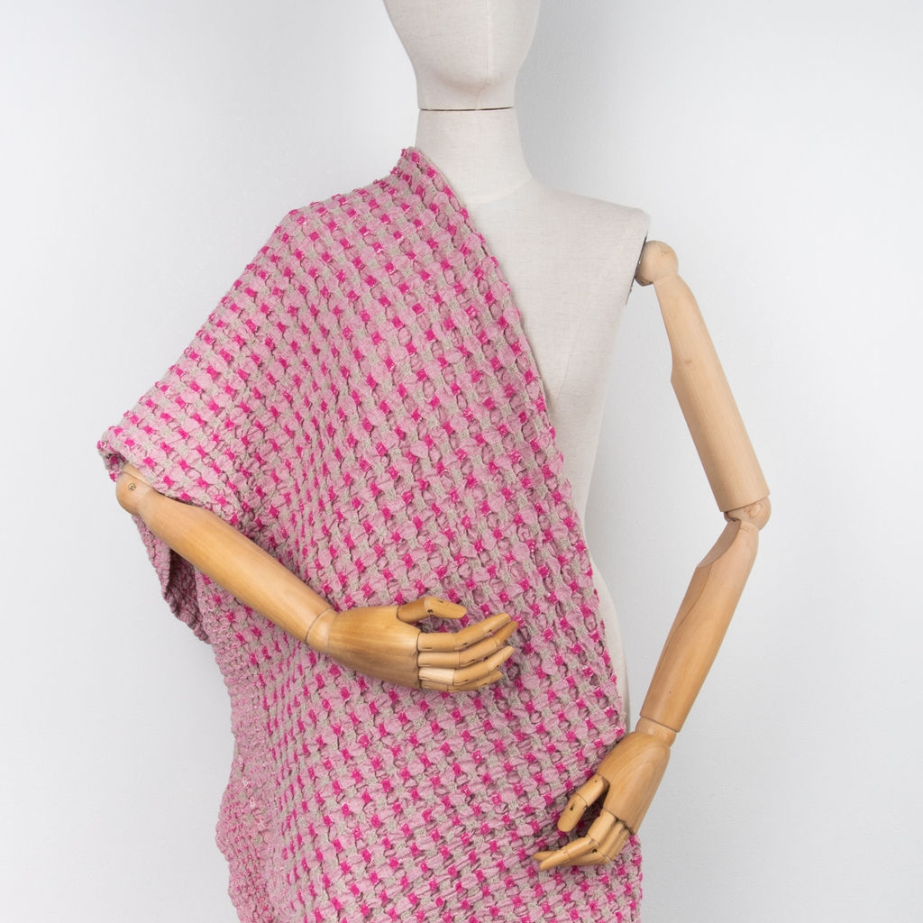 24С222-ШР/у. 75*140 Полотенце Домовой цв. 3 рис. 209 розовый с чёрным - Текс-дизайн фото 10