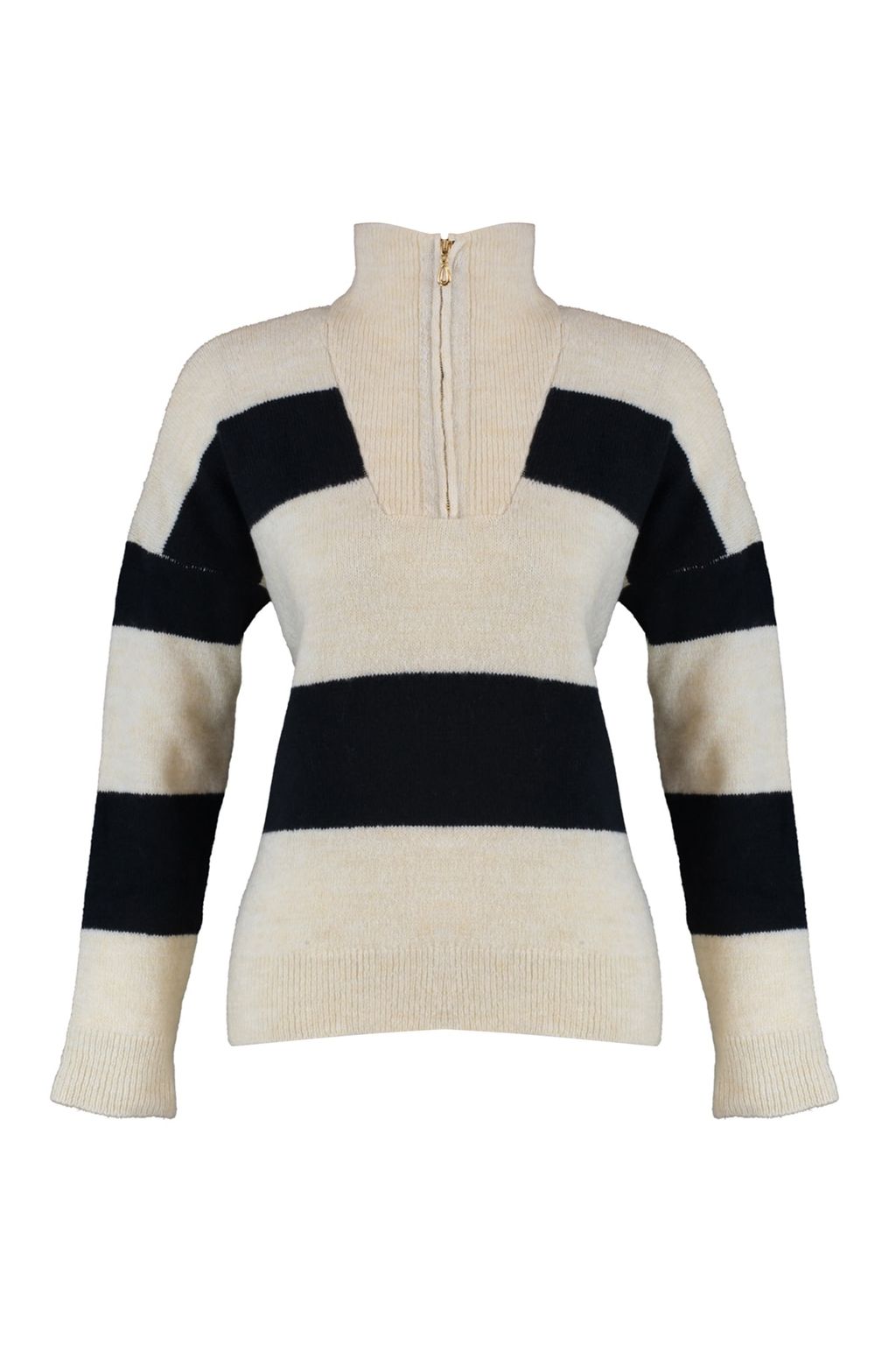 Tas Genis Kal?p Yumusak Dokulu Fermuarl? Triko Kazak TWOAW22KZ0424 - Trendyolmilla фото 7