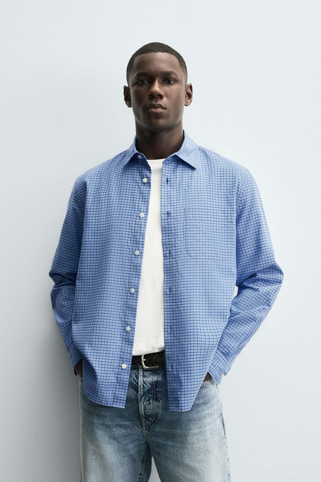 CHECK SHIRT WITH POCKET - Zara фото 2