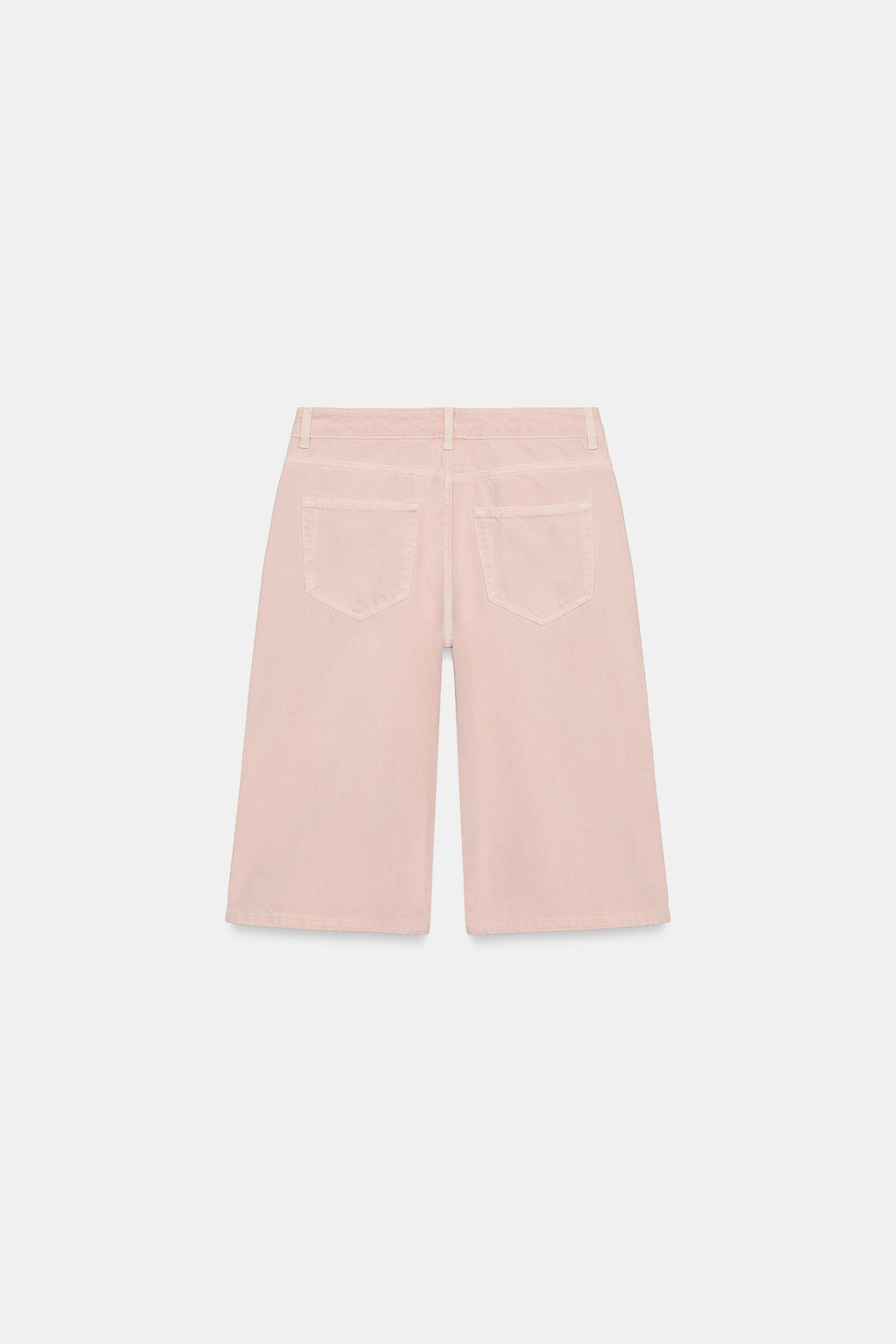 BERMUDA DENIM TIRO MEDIO ZW COLLECTION / Rosa - Zara фото 6