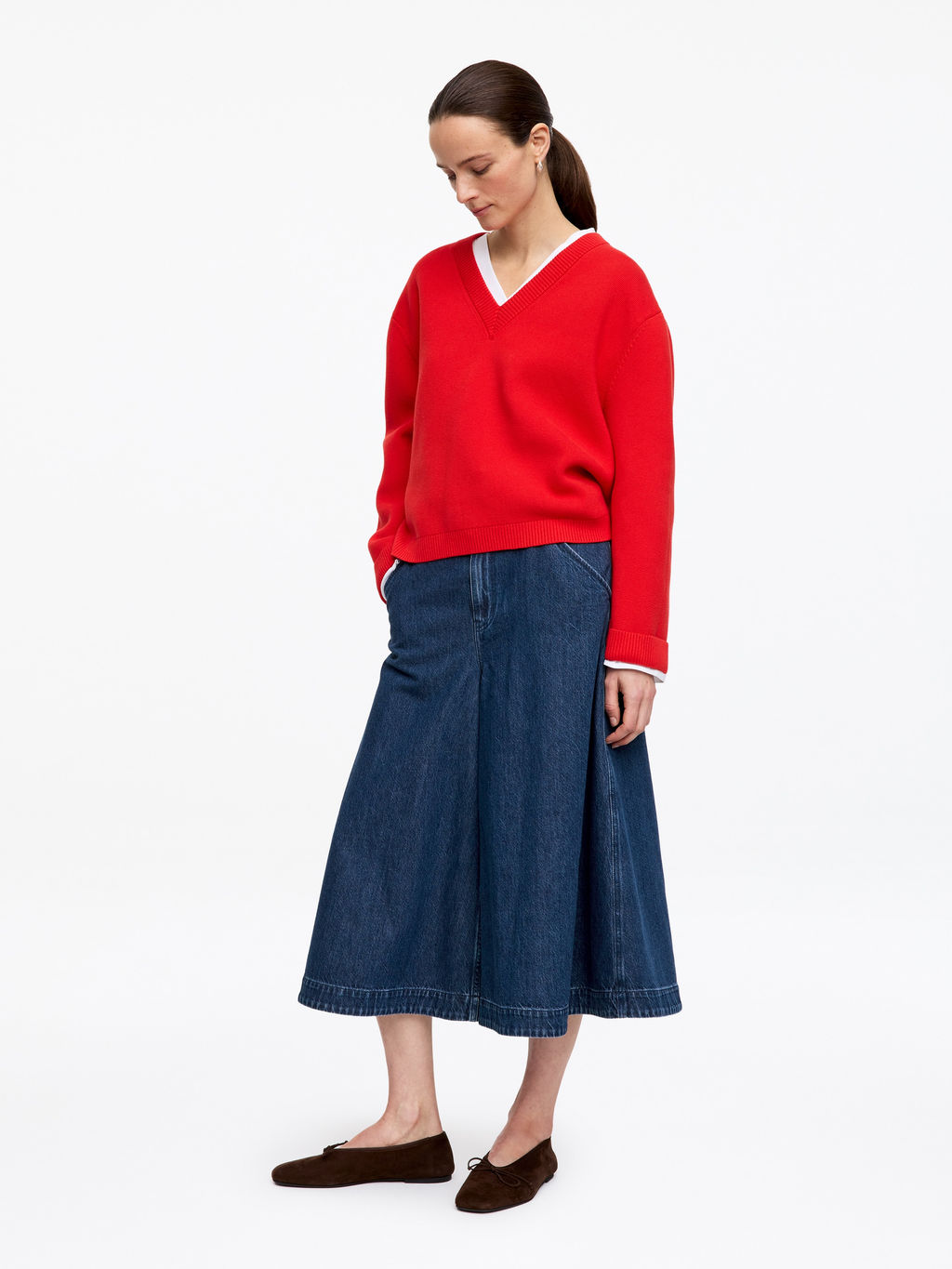 Pantalones vaqueros culotte - H&m фото 5