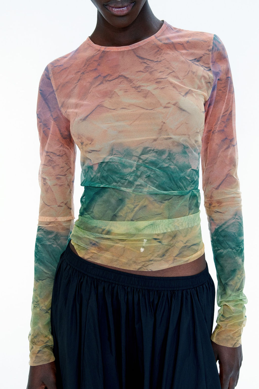 Top transparente estampado - H&m фото 2
