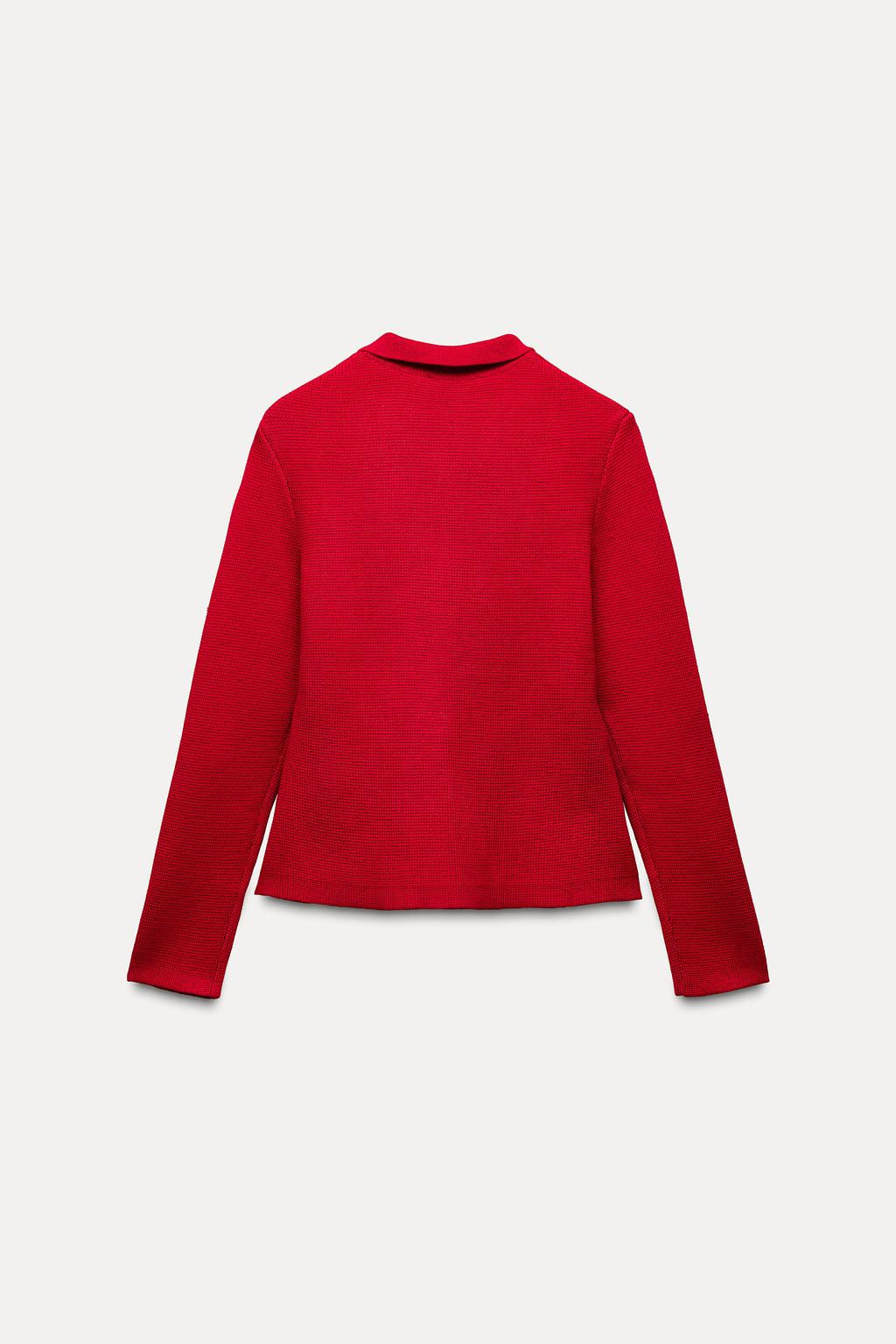 BUTTONED KNIT CARDIGAN - Zara фото 11