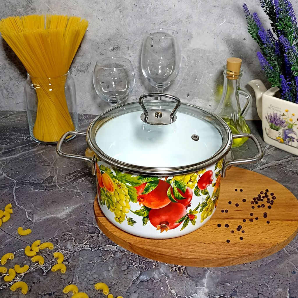 Кастрюля 4,0л Гранада белосн. 1SD205S