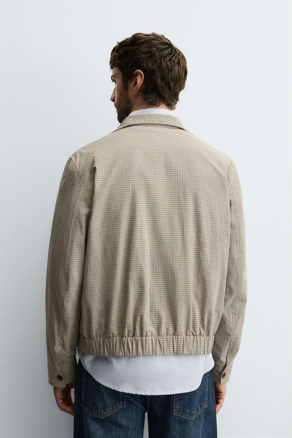 CHECK TEXTURED JACKET - Zara фото 3
