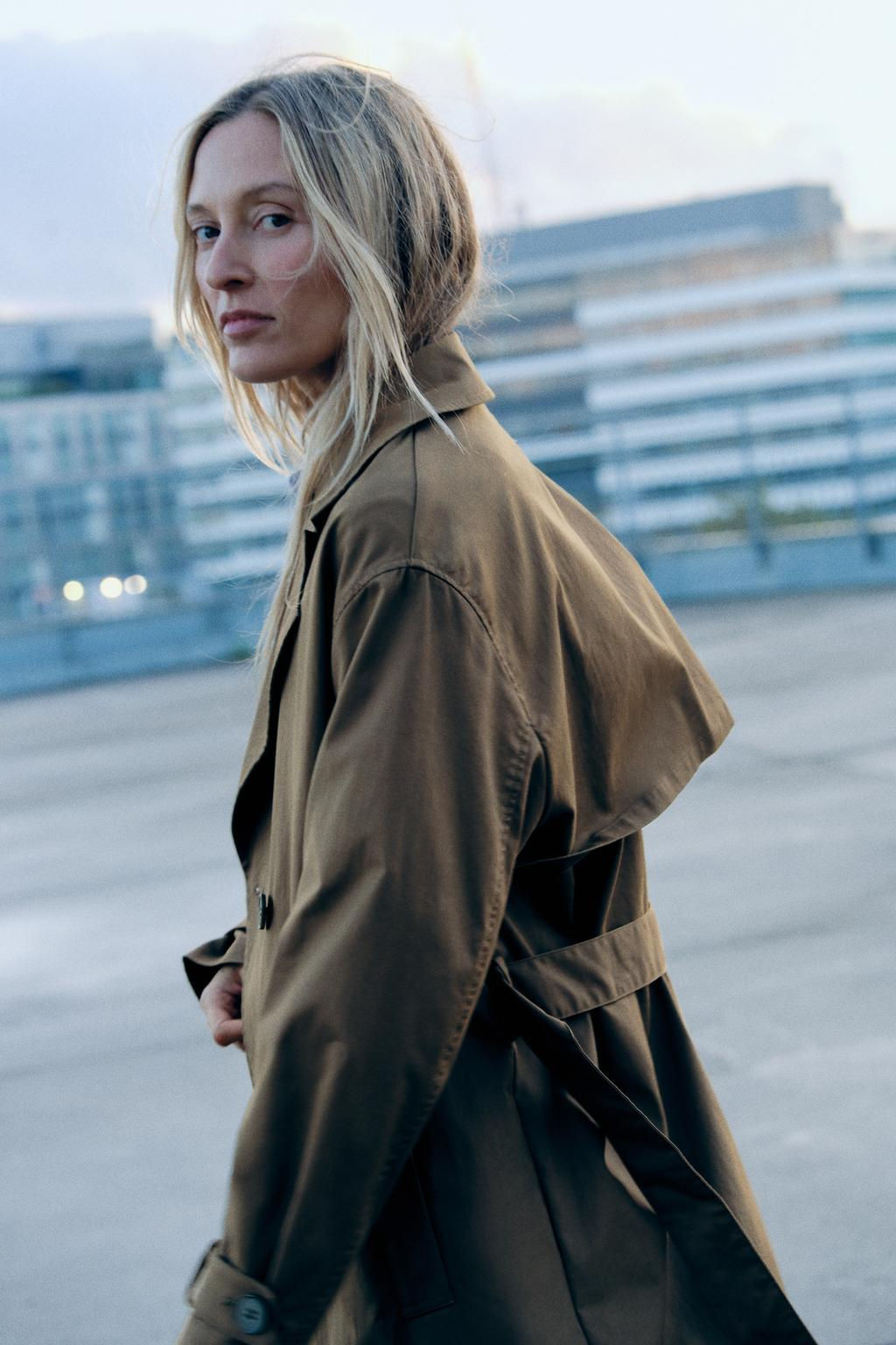 LONG TRENCH COAT WITH BELT