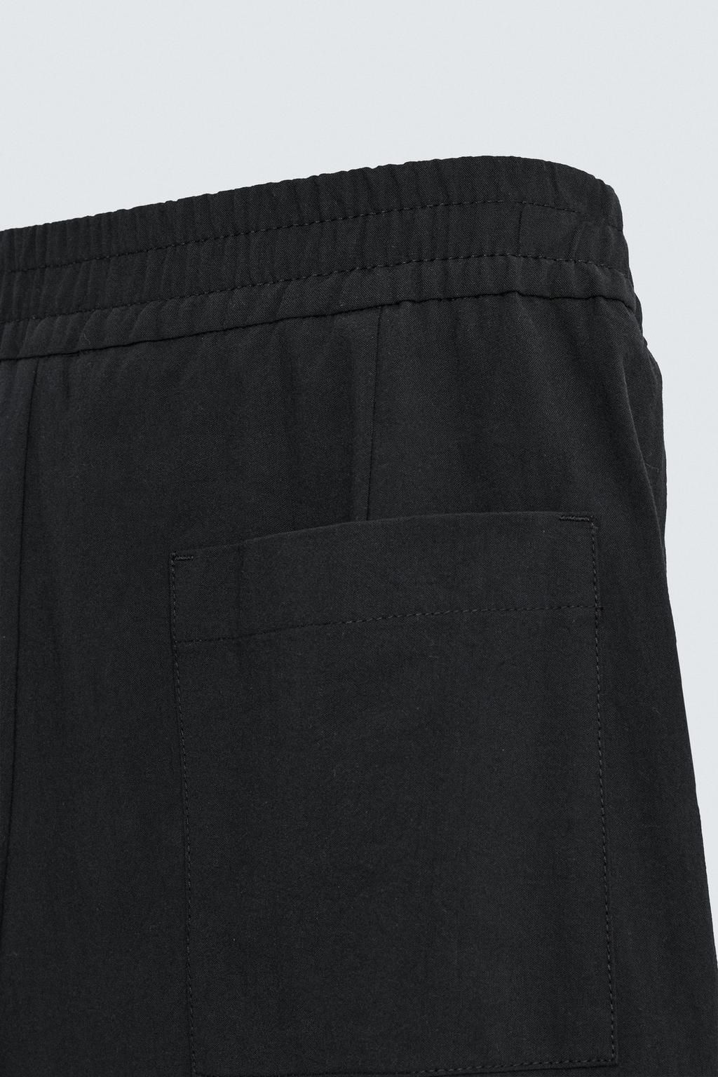RELAXED FIT COTTON BERMUDA SHORTS - Zara фото 5