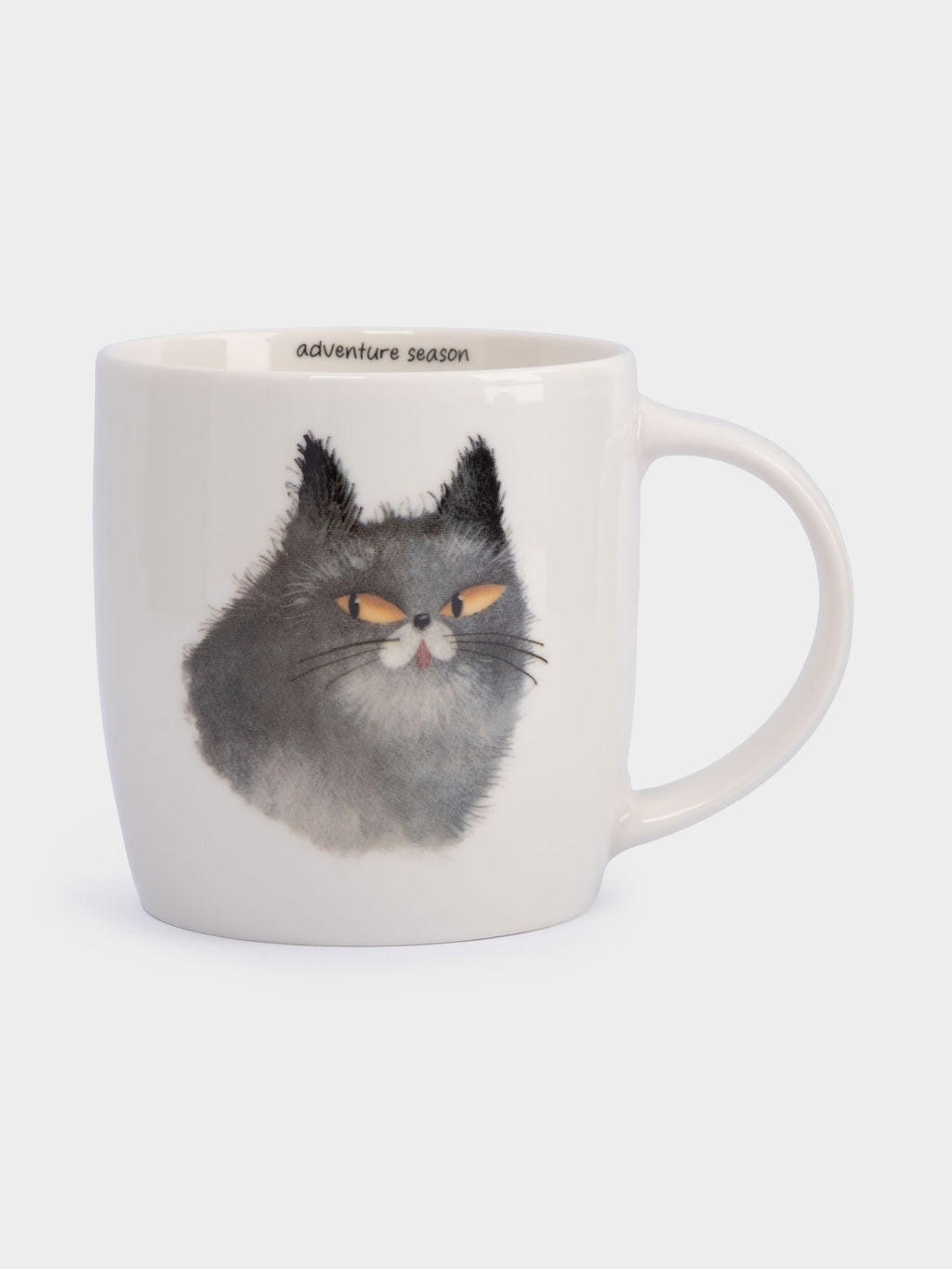 Кружка, 380 мл, фарфор N, белая, Серый кот и Пес, Pets - Anna lafarg фото 2