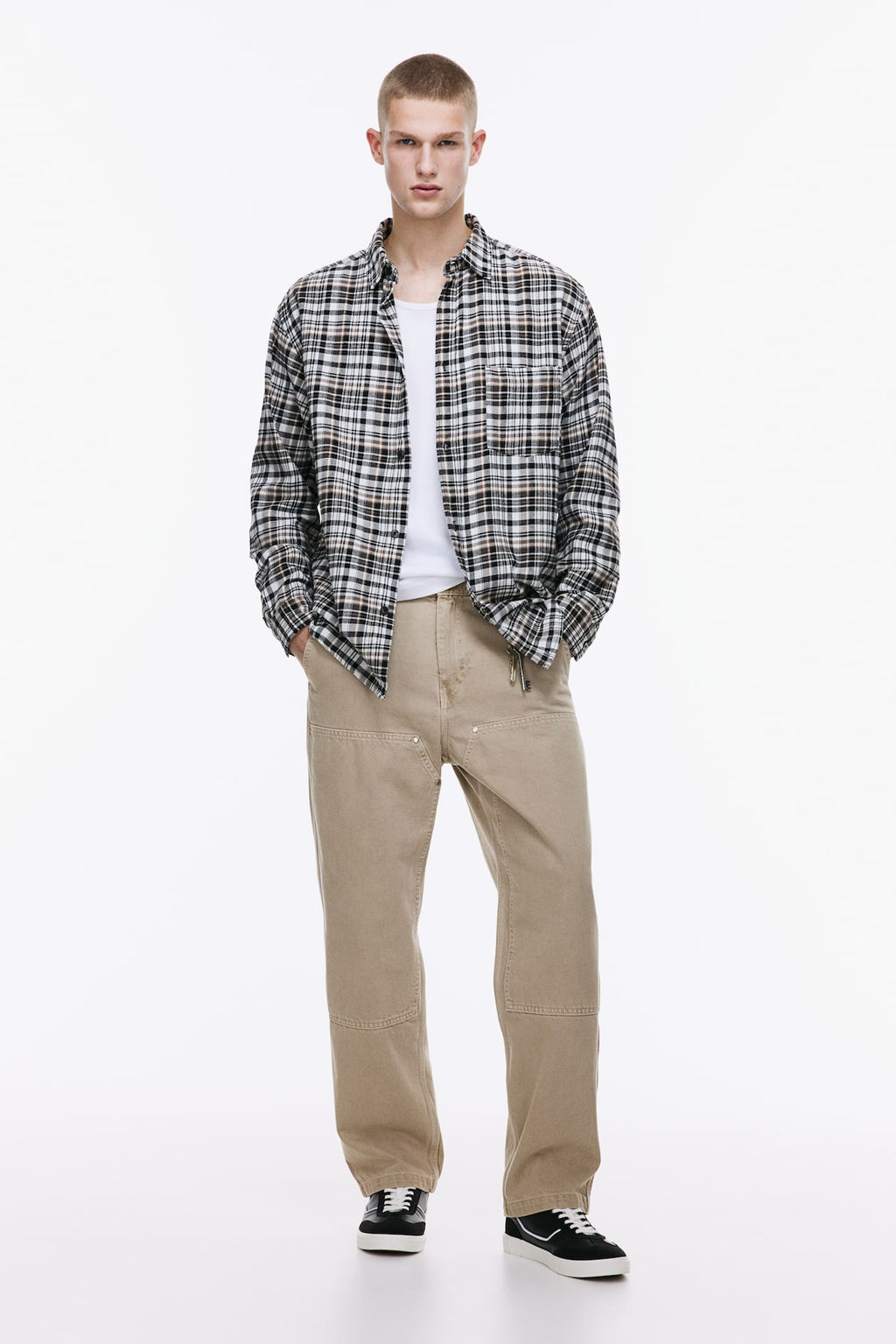 Camisa de franela Loose Fit - H&m фото 2
