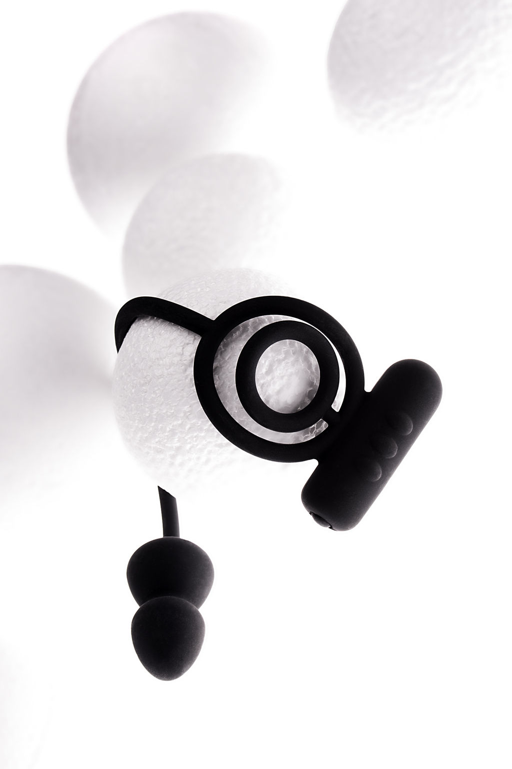 Анальная пробка Erotist с дополнительной стимуляцией, силикон, черная фото 10