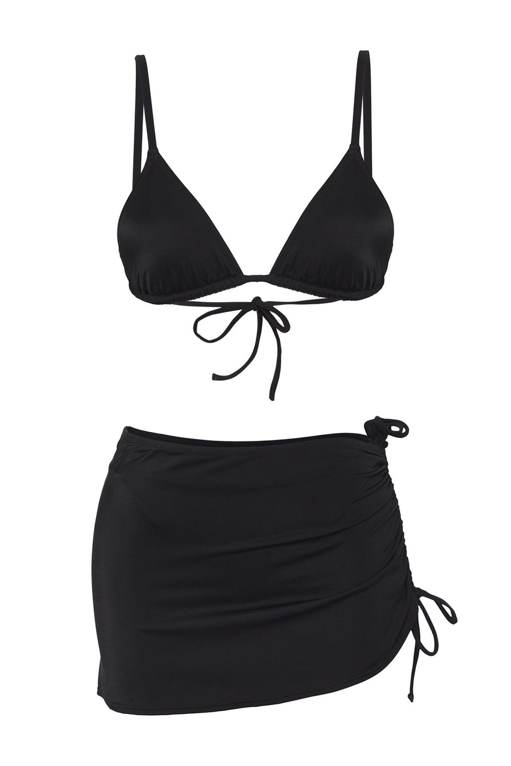 TRENDYOLMILLA Kahverengi Ucgen Brazilian 3lu Bikini Tak?m? TBESS24BT00022 фото 15