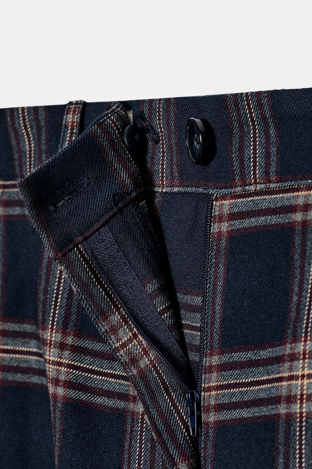 CHECKED CARGO BALLOON TROUSERS - Zara фото 7