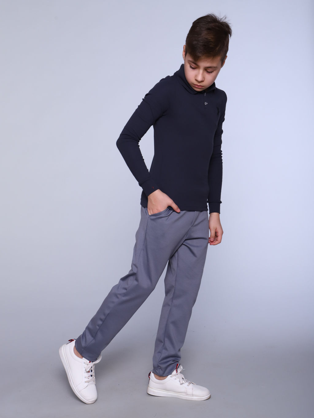 Брюки Высота черный - Ладошки фото 37